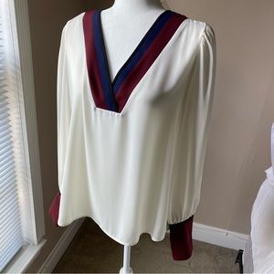 NWT Express off white/ivory blouse, size Medium